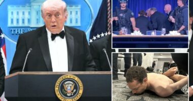 Officer shot at White House Correspondentsâ Dinner is 'doing great,' Trump says